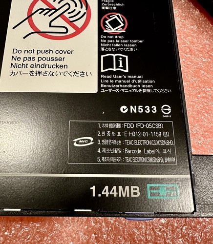 IBM N533 INTERNAL 1.44MB Floppy Disk Drive For Thinkpad Laptops. - Picture 6 of 6