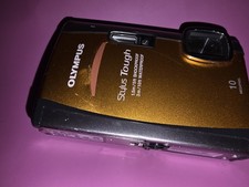 Olympus Stylus Tough 6000 10.0MP Digital Camera Orange Works No Card Or Charger
