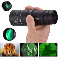 40X60 Monocular Binoculars With Night Vision BAK4 Prism High Power Waterproof 