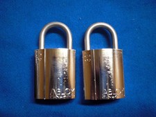 2 ALCEA ABLOY® PROTEC2  PL321/20T Mini Padlocks -   1 Keyed Alike Pair w/3 Keys