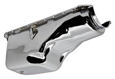 6-quart Rear Sump Oil Pan For Chevy Big Block 396454 Truck 19661990 - Chrome