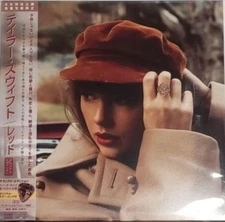 Taylor Swift NEW 2CD Red (Taylor's Ver.)Deluxe Ed. 7"Paper Slv. G.Pick Japan OBI