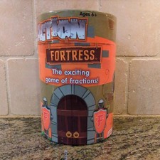 Junior Learning Fraction Fortress Educational Game, Spinner, Blocks, Ages 6