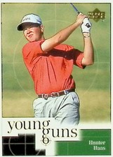 2001 UPPER DECK GOLF #71 HUNTER HAAS YOUNG GUNS NM