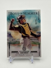 Ethan Salas #/99: 2025 Panini Boys of Summer -Blue #74 -Padres