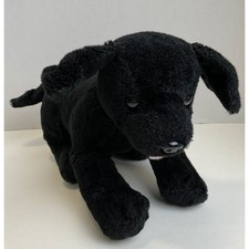 Melissa Doug Benson Black Lab Plush Stuffed Animal Dog 7484 Black 12 inch