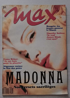 MAX 7 1989 Madonna Michelle Pfeiffer Negresses Vertes James Bond Timothy Dalton