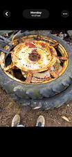 Wheel & Rim Assembly Steel Rim White 6 Lug Heavy Machine/Tractor