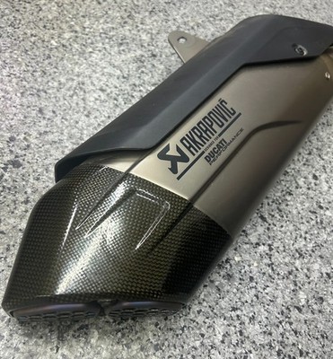 USED DUCATI AKRAPOVIC TITANIUM EXHAUST FACTORY - MX219