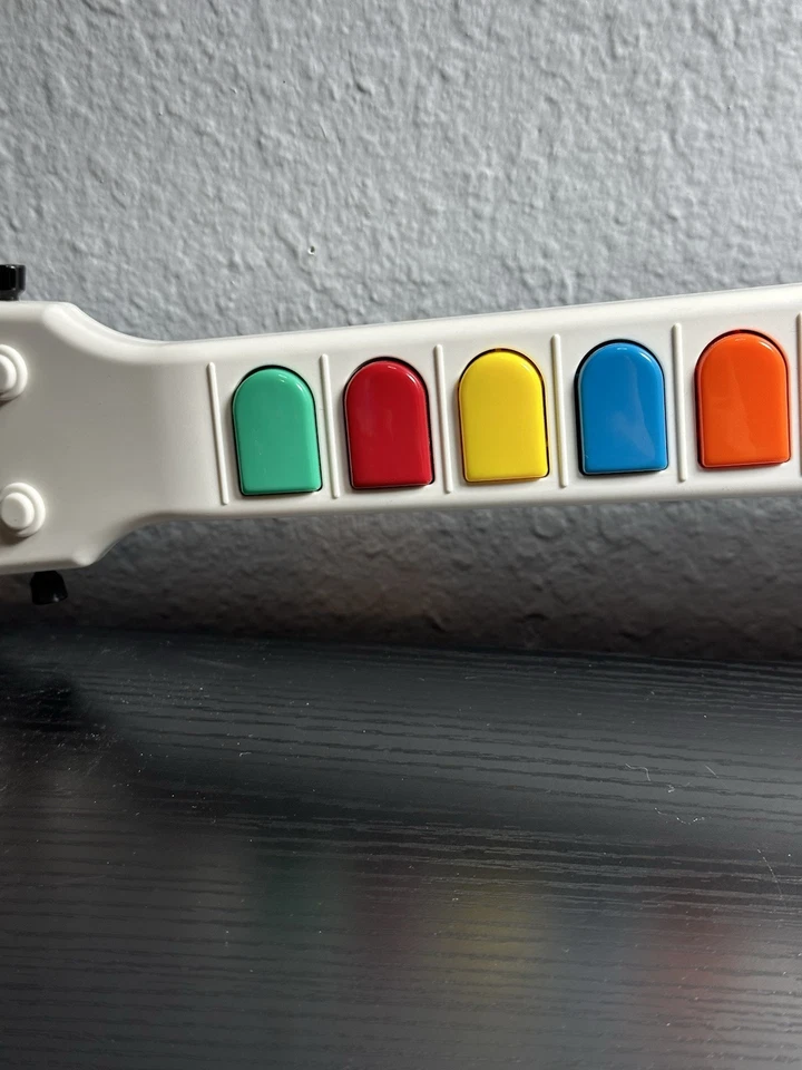 RARE KMD Nintendo Wii Rock Guitar KMD-W-3972 w/ Strap TESTED WORKING - Image 4 of 4