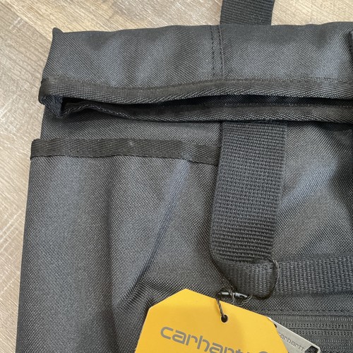 Carhartt Convertible Backpack Tote Black Canvas Durable Tote Bag Ford Motor Co - Imagen 7 de 14