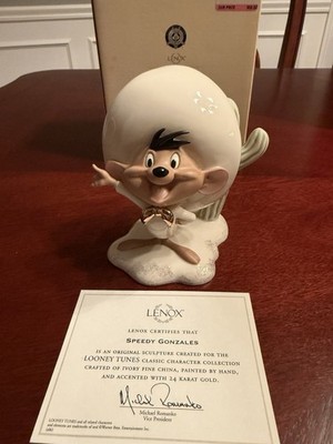 Vintage LENOX  Warner Bros. Looney Tunes Speedy Gonzales Figurine NEW IN BOX