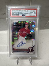 2022 Bowman Chrome 1st Auto Cameron Cauley Atomic Refractor /100 PSA 10 GEM MINT