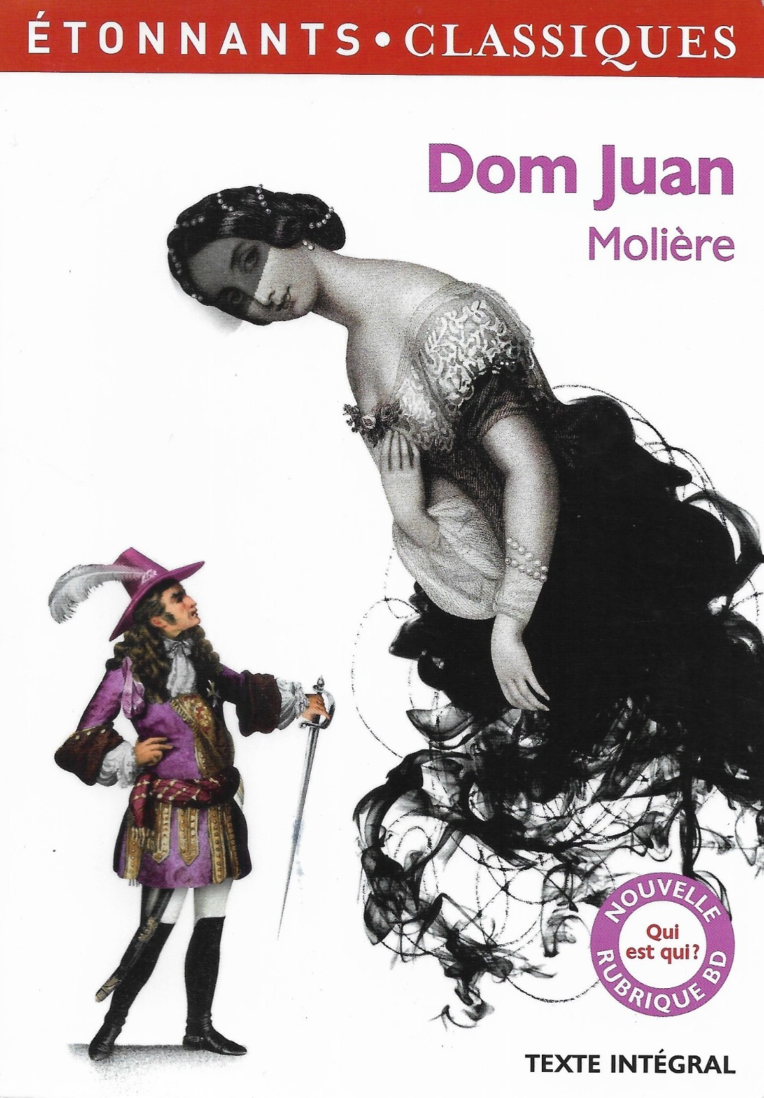 ""Dom Juan"" Molière/ Étonnants Classiques Flammarion/ Bon état/ 2018/ Livre poche