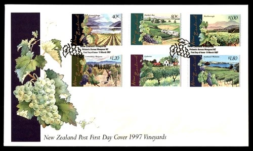 Mayfairstamps New Zealand FDC 1997 vineyards First Day Cover aax_42817