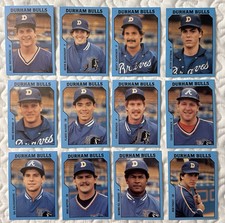 1985 TCMA Durham Bulls team set singles