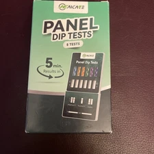 (5 Pack) 6-Panel Urine Multi-Drug Test Dip Card - Results in 5 minutes 