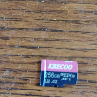 KRECOO Series 256GB MicroSDXC Memory Card Class 10 A2 High Capacity
