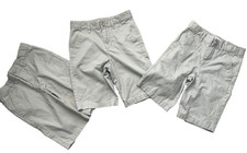 Lot of 3 Boys Cat and Jack Khacki Shorts Size 12