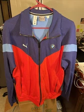 Puma BMW M Motorsport MCS Blue/Red/ Sweat Jacket XL
