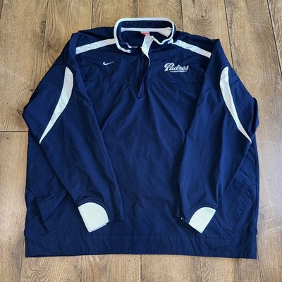 Vintage Nike San Diego Padres Windbreaker Jacket Quarter Zip MLB