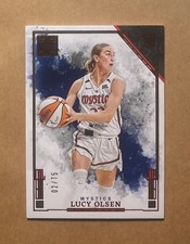 2025 Panini WNBA Impeccable #39 Lucy Olsen Base Rookie RC #02/75 Mystics
