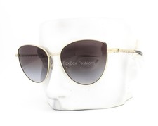 Tory Burch Sunglasses TY 6091 32718G Polished Pale Gold Gray Gradient with Case