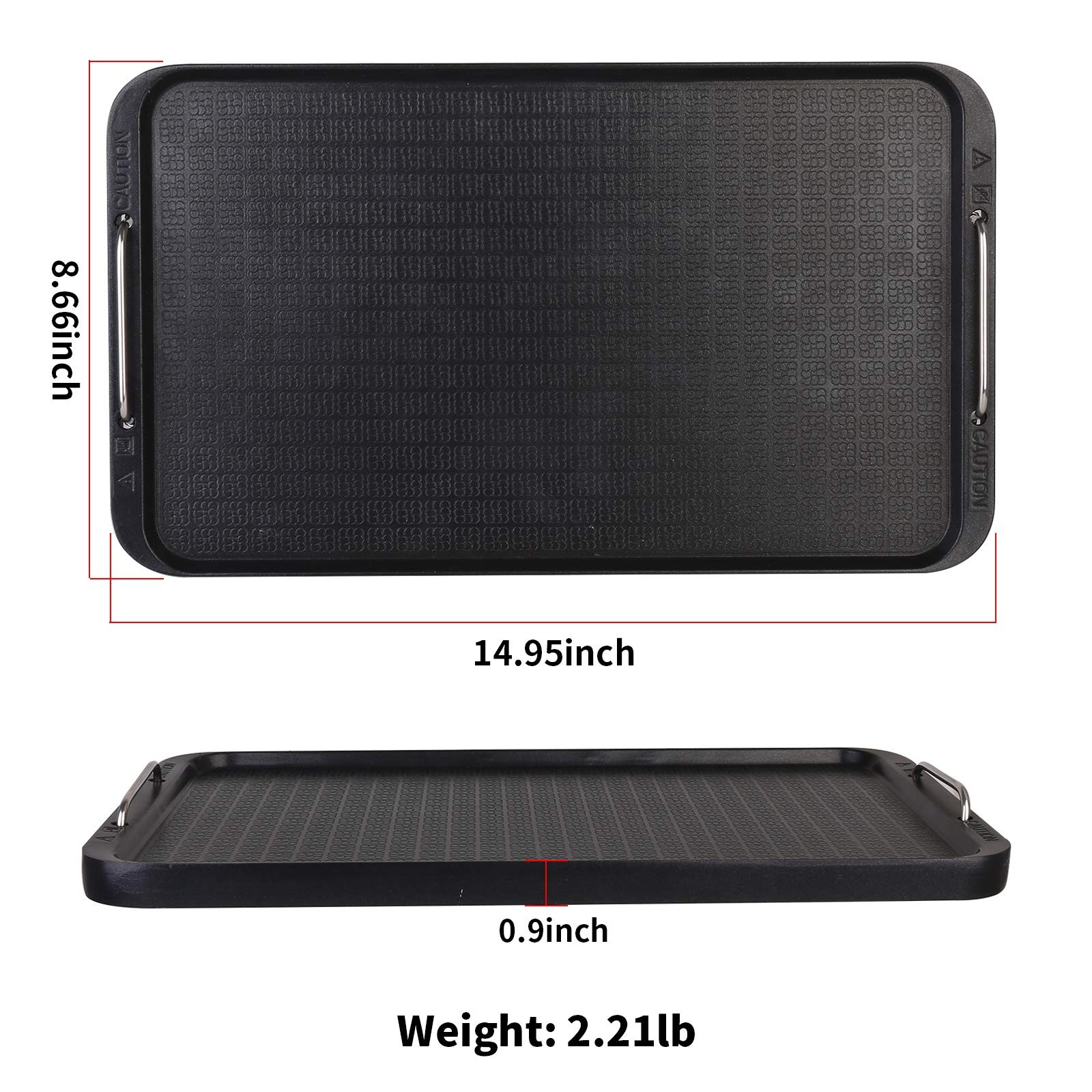 Flat Top Griddle for Stovetop, Non-Stick Griddle Grill Pan, Stove Top Grill,1...