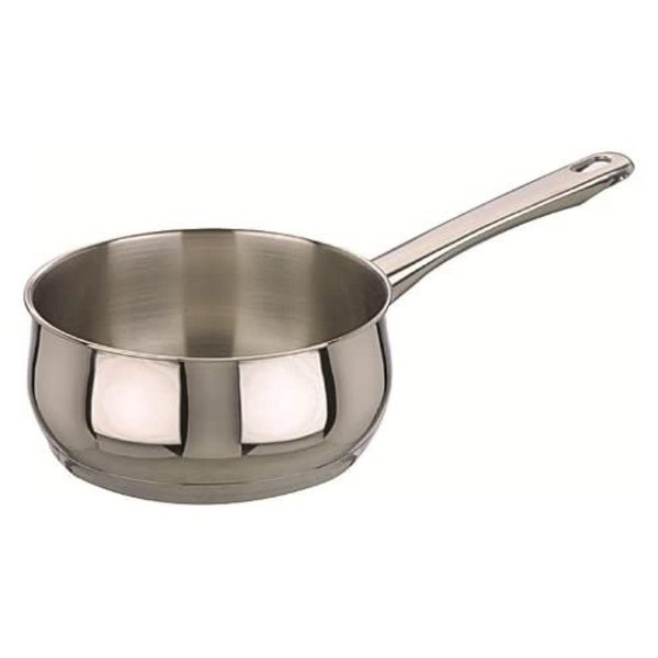Stielkasserolle 12 Cm GewöLbt Edelstahl Ibili Silber Kochtopf KüChenutensil-image