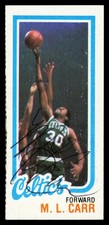M.L. Carr Autographed 1980-81 Topps Card #35 Boston Celtics