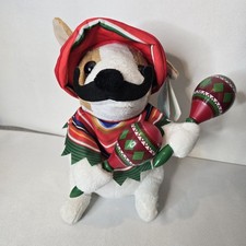 NEW Hug Me Animated Mariachi Puppy Singing Macarena Dog Dancing Maracas 12"