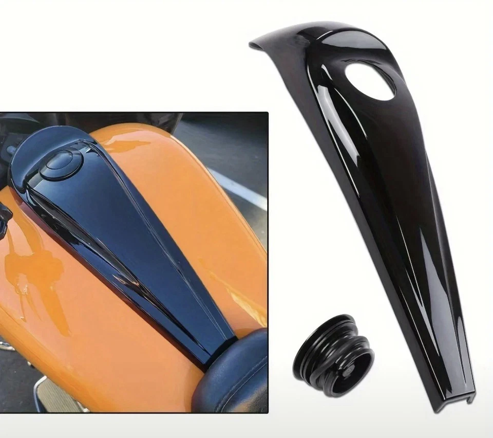 CONSOLA TANQUE NEGRA HARLEY DAVIDSON TOURING 08-20 Foto 2 de 3