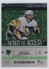 2023 Upper Deck Credentials Debut Ticket Access Green 17/25 Jonathan Gruden 1oj4