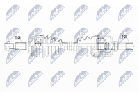 NTY Antriebswelle NPW-PE-023