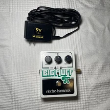 Electro-Harmonix EHX Big Muff Pi w/ Tone Wicker Fuzz Guitar Effects Pedal