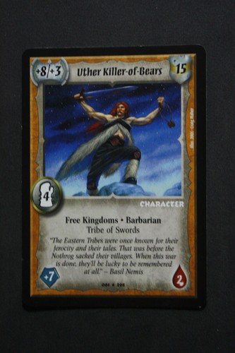 AEG Warlord: Saga of the Storm CCG/TCG * Rare * Character Single Cards - Picture 61 of 78