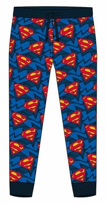 NEW MEN/'S OFFICIAL DC JUSTICE LEAGUE LOUNGE PANTS PJ BOTTOMS SIZES SMALL to XL