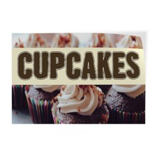 Decal Stickers Cupcakes Outdoor Advertising Printing A Vinyl Store Sign Label