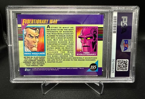 1992 MARVEL UNIVERSE - Evolutionary War - PSA 9 - Card #185 - Picture 3 of 4