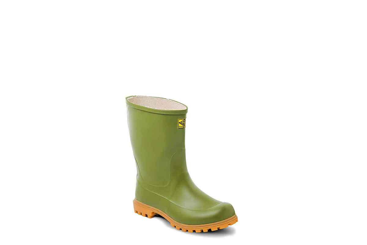 Trento wasserdichte Gummistiefel, grüne Stiefeletten, Artikel 35