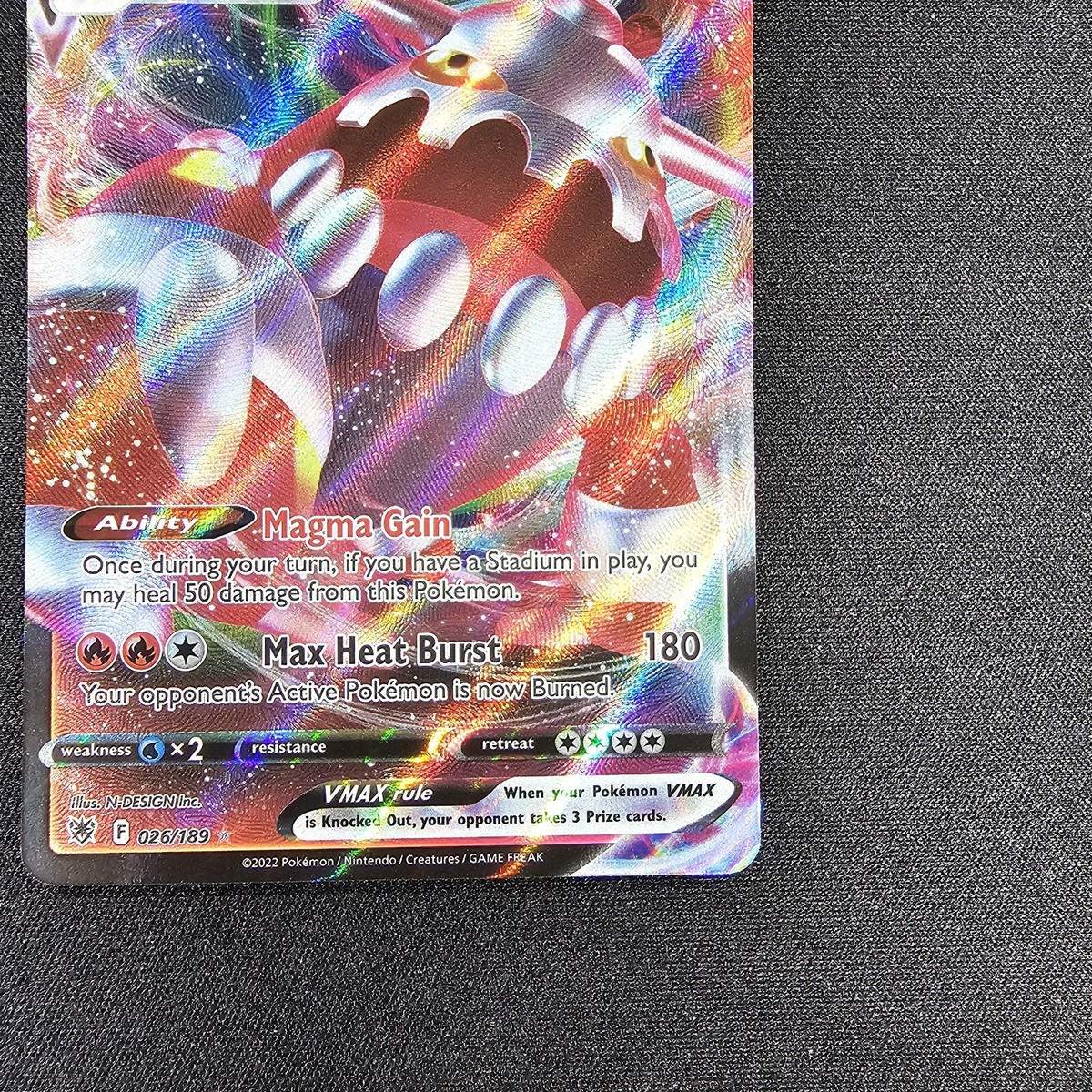heatran vmax pokemon card value Heatran VMAX #026 Full Art NM Ultra Rare Pokemon Astral Radiance SWSH TCG