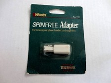 WOODS Tangle Free Adapter for Telephone Cord Keep Cord Untangled Spin Free
