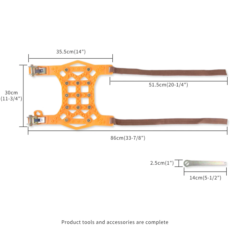 6pcs/set Car Truck Wheel Tire Snow Emergency Anti-skid Chains For Mercedes Benz - Image 3 of 4