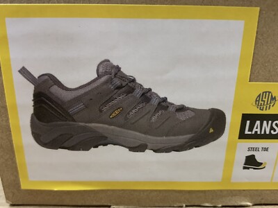 KEEN Utility Men's Lansing Low Height Steel Toe Work Shoes Magnet
