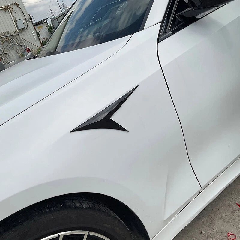 Side Wing Air Flow Fender Sticker Cover For Honda Civic 2006-13 Accord 2008-17 — 第 3/4 张图片