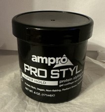 AMPRO PRO STYL Protein Styling Gel Super Hold 6 oz. 8.99 Free Shipping