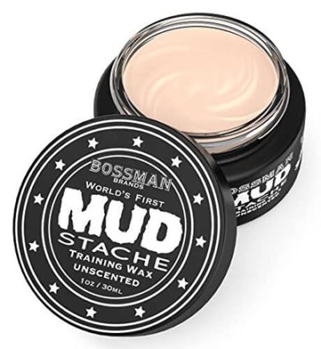 Bossman MUDstache Unscented Mustache Wax – No Pull - Spreads  Assorted Styles  - Picture 1 of 29