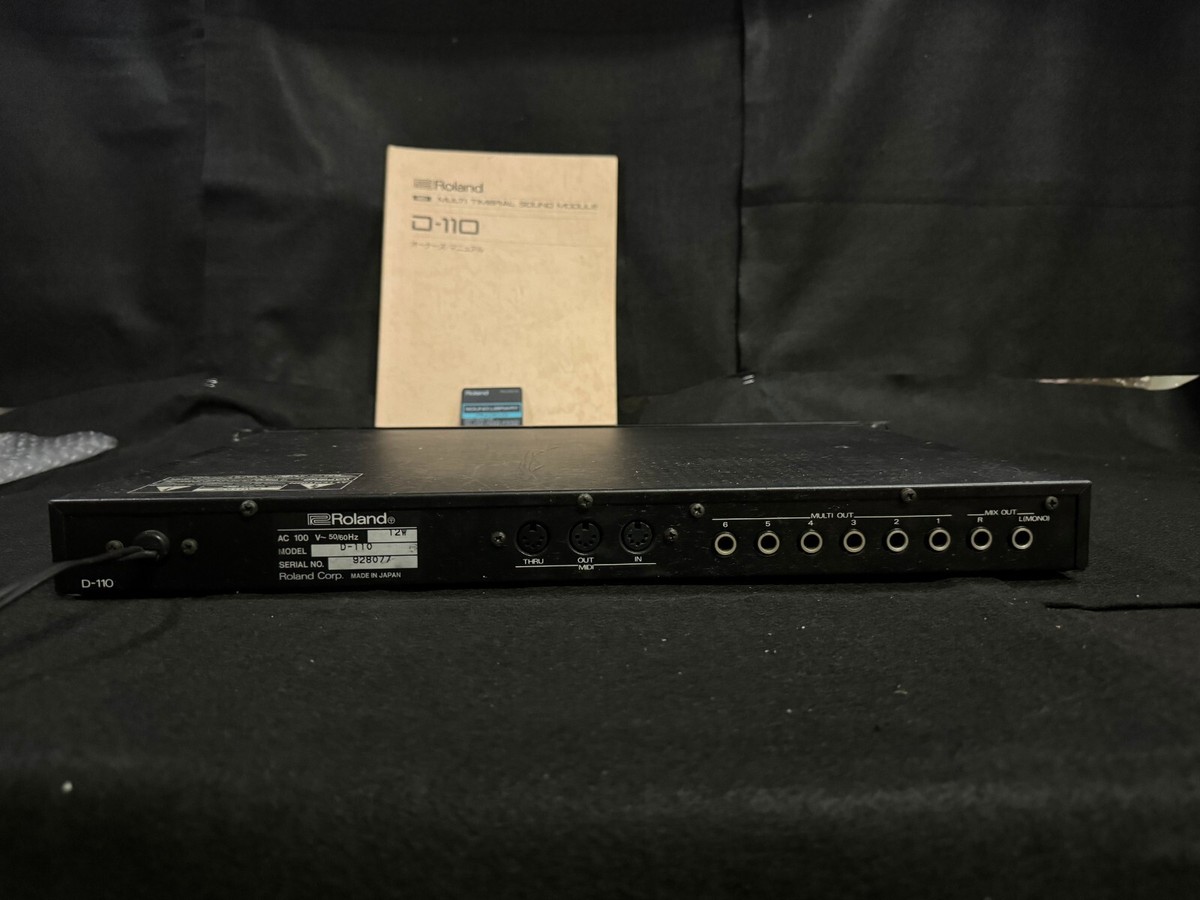 Roland D-110 マルチティンバルサウンドモジュール Roland D-110 Multi Timbral Sound Module Rack Mount | eBay