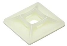 Cable Tie Bases Self Adhesive Mounts Zip Ties Black White Natural 100 / 1000pcs