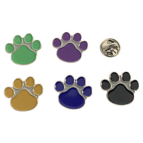 Hund oder Katze Tier Pfotendruck Reversnadel Abzeichen 20 mm. ODER kaufen Sie als Herren Manschettenknöpfe Pr - Bild 12 von 16